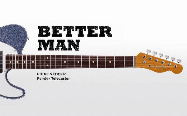 Eddie Vedder Fender Telecaster Better Man Vintage Style Guitar Mug / Tea / Coffee /Mug