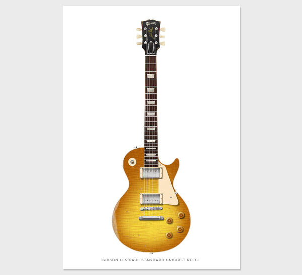 Gibson Iconic Relic Guitar Postcard (set of 3)