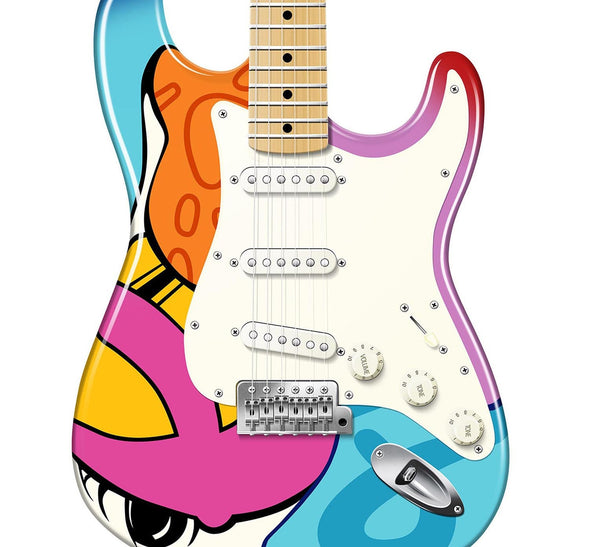 Eric Clapton's Fender Stratocaster Crash 2 Guitar Poster, Wall Decor, Art Print, Guitar Print, Guitar Art