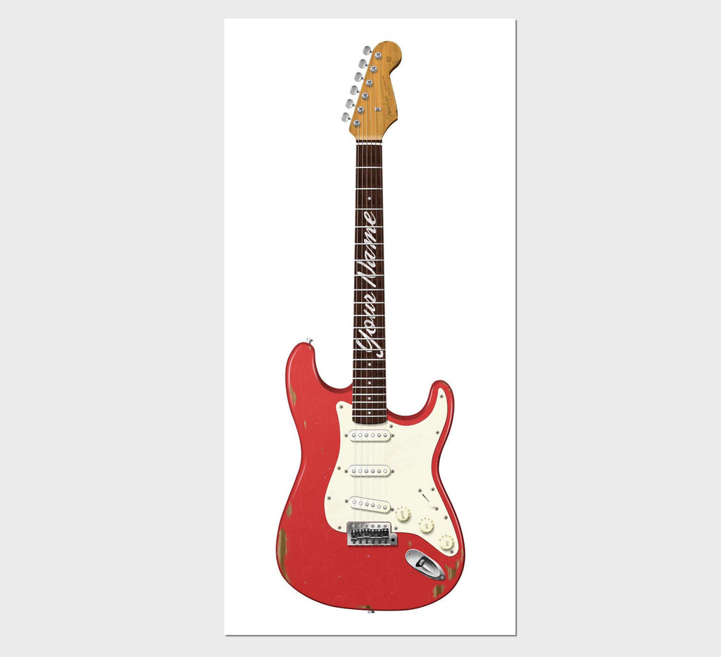 Fender deals stratocaster poster